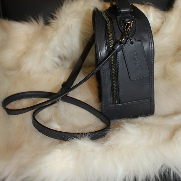 Coach Lunch Pail shoulder navy bag - Picture 5 of 9